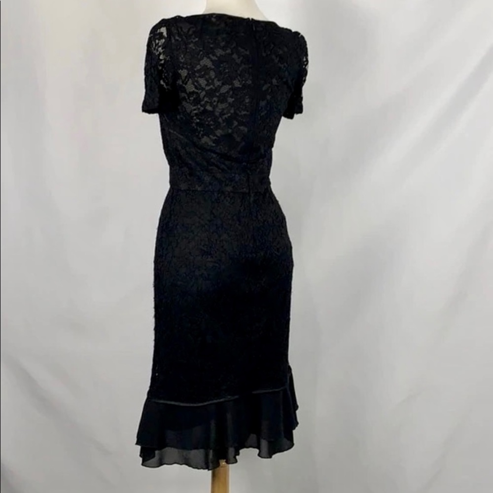TORY BURCH LACE BLACK LACE DRESS